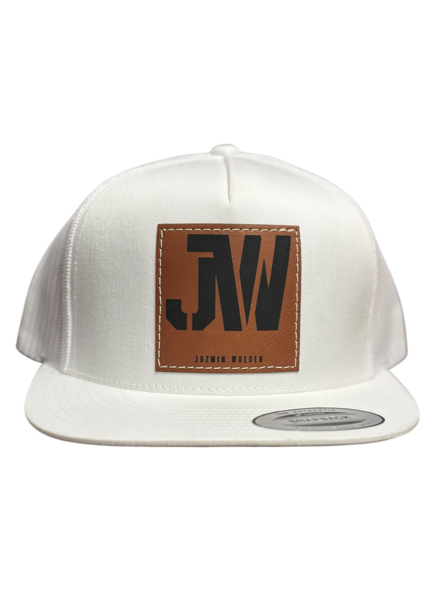 JW white and brown snap